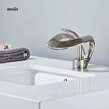 Crown Waterfall Basin Faucet from Kaiyashi