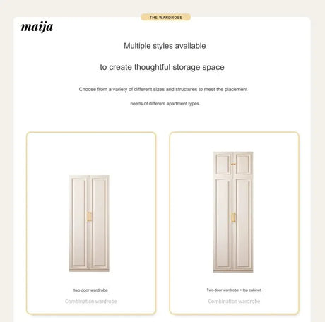 White Retro French Style Wardrobe from maija