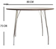 MOODSTORM Lilli Simple Iron Dining Table and Chair Set from Kaiyashi