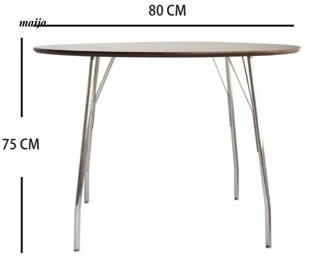MOODSTORM Lilli Simple Iron Dining Table and Chair Set from Kaiyashi