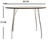 MOODSTORM Lilli Simple Iron Dining Table and Chair Set from Kaiyashi