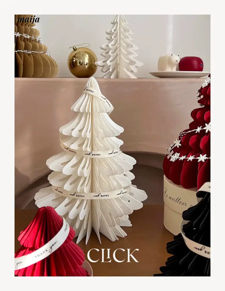 CLICK 3D Christmas Tree Origami Table Decor Stand Prop from CLICK