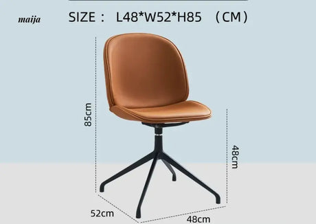 LOWERLEFT Modern Computer Dining Chair from Lower Left