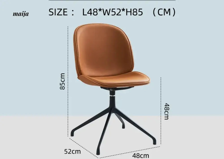 LOWERLEFT Modern Computer Dining Chair from Lower Left