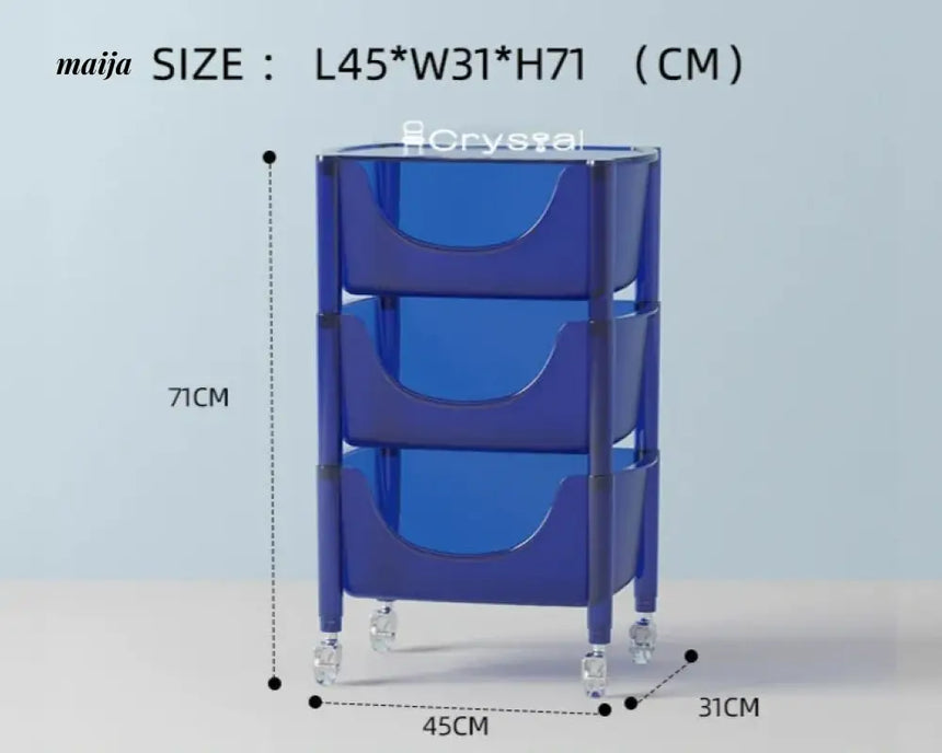 Acrylic Cloudy Snack Trolley