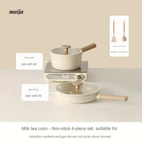 CAROTE Non-Stick Ceramic Frying Pot Set from CAROTE