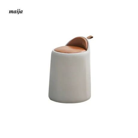LOWERLEFT Leather Dressing Table Stool from HOBBYTREE