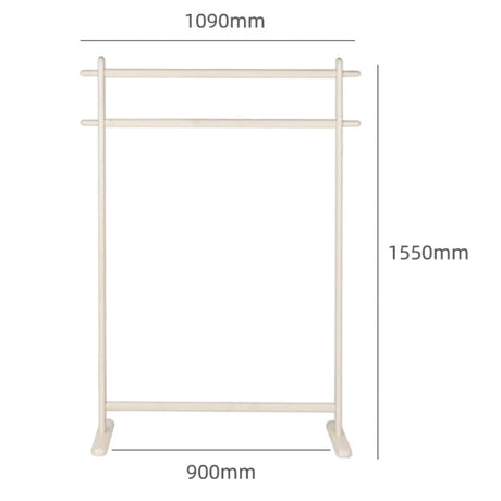 Jessie Solid Wood Clothing Rack from maija