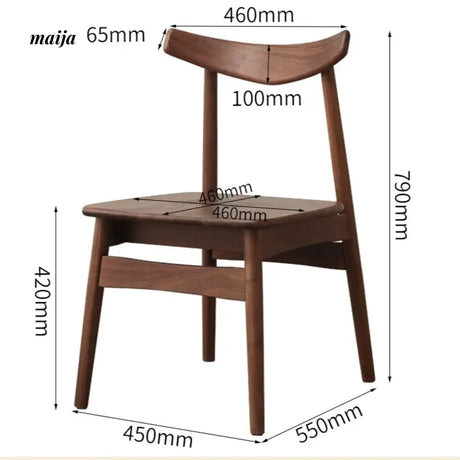 XIXI Writers Solid Wood Chair from XIXI