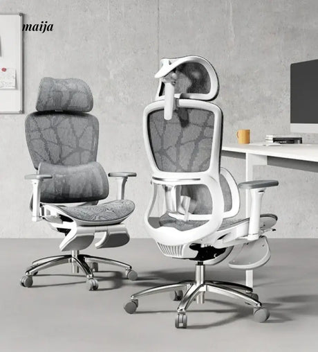 Black and White E2PRO Ergonomic Chair from Hbada