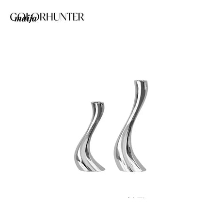 COLOURHUNTER Modern Metal Candle Holder from maija