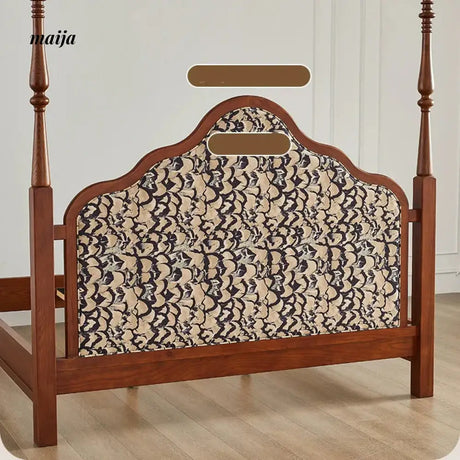 DOSMARS Evelyn Allory Wood Solid Bed from DOSMARS