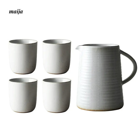 JOTO Japanese Handmade Coffee Set Simple Design from JOTO