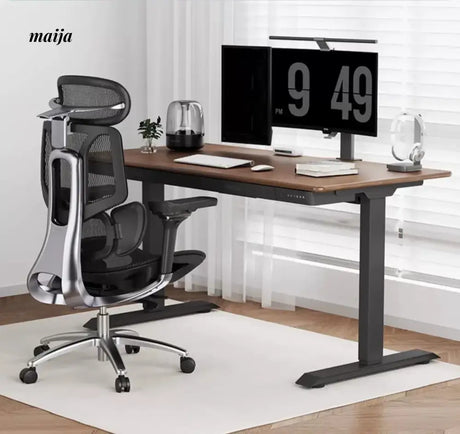 Black and White N3 Smart Electric Lift Table from Hbada