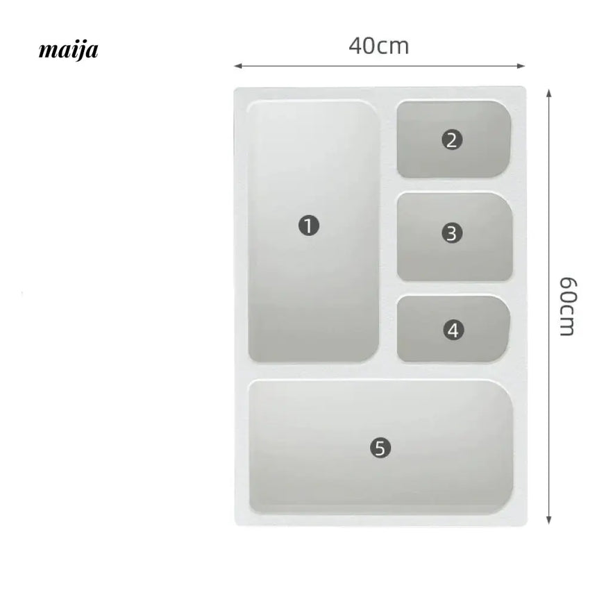 LIVINGPLUS White Modern Storage Stand from LIVINGPLUS
