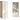 MEIHOUSE French Cream Bedroom Wardrobe Easy Assembly Storage Cabinet from MEIHOUSE
