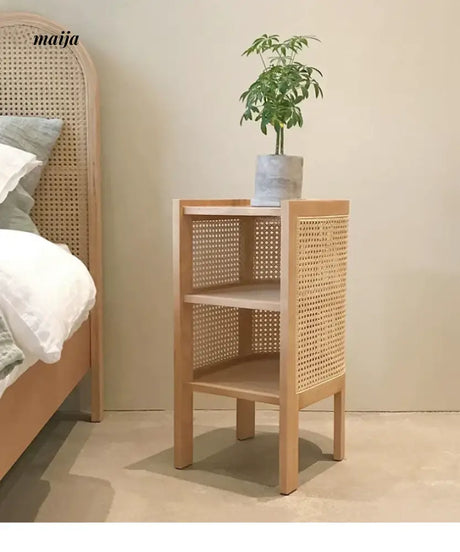 RATTAN CRAFTSMAN Scandinavian Sofa Bedside Table from RATTAN CRAFTSMAN