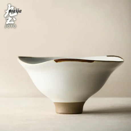JOTO Japanese Rough Pottery Fruit Plate Sushi Tableware from JOTO
