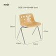 LAZYSPACE Ivy Cheese Chair from LAZYSPACE