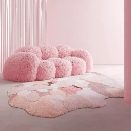 KENZAKI Sakura Snow Washable Rug from KENZAKI