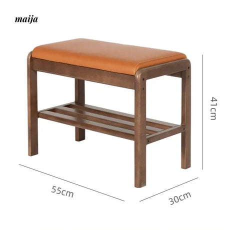 Eliot Solid Wood Shoe Changing Bench from maija