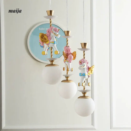 QXWD Circus Cartoon Ceiling Lamp Children's Room from QXWD
