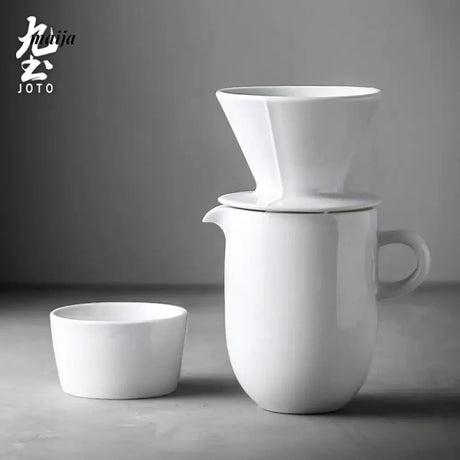 JOTO Ceramic Filter Pot V60 Coffee Hand Set from JOTO