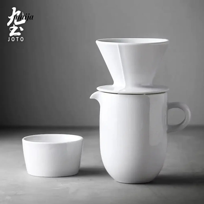 JOTO Ceramic Filter Pot V60 Coffee Hand Set from JOTO