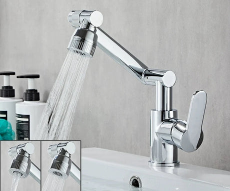 Universal Rotating Copper Washbasin Faucet from Kaiyashi