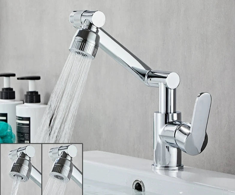Universal Rotating Copper Washbasin Faucet from Kaiyashi