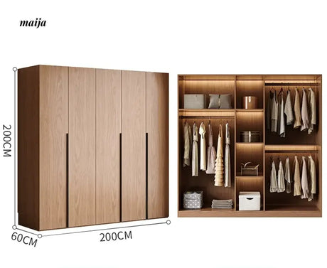 MEIHOUSE French Glass Door Romantic Bedroom Wardrobe Cabinet from MEIHOUSE