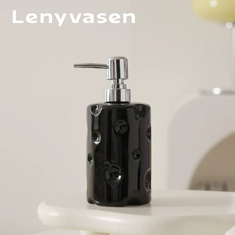 LENYVASEN Soren Shampoo Ceramic Container from LENYVASEN