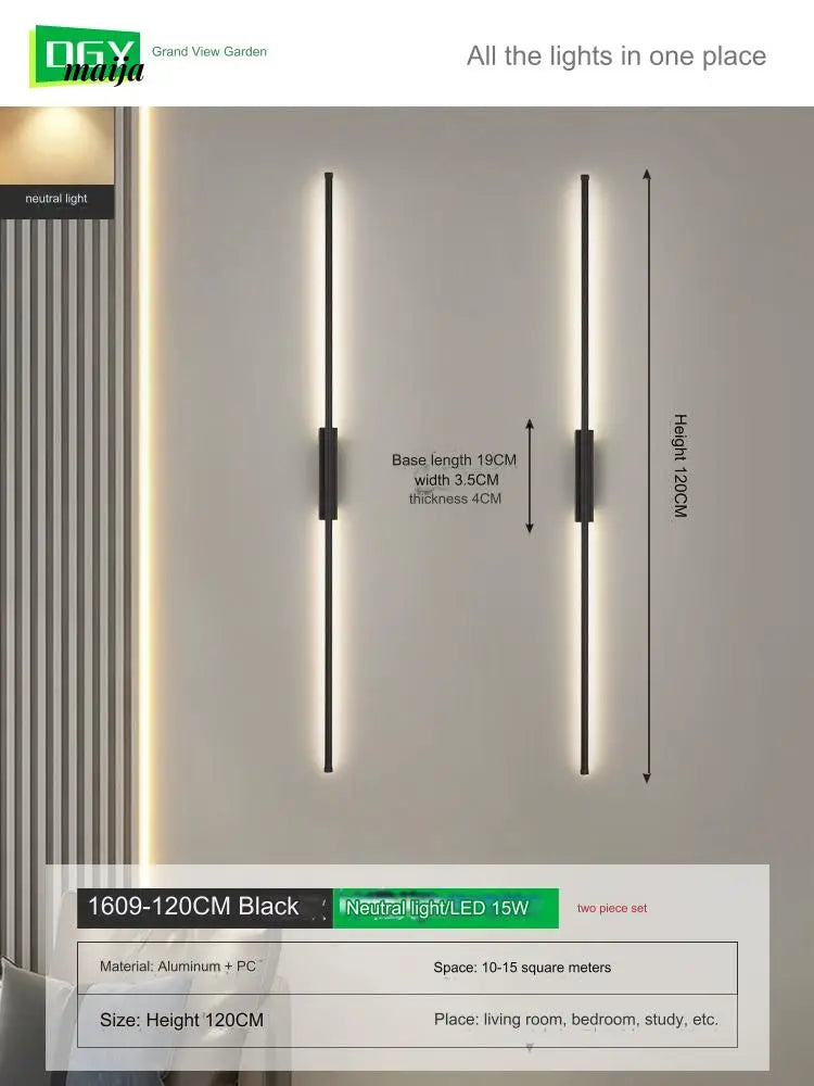 GVG Burke Long Line LED Wall Lamp from GVG