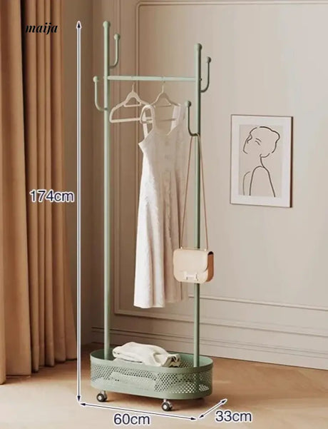 Marshall Load-Bearing Coat Hanger with Basket from AI