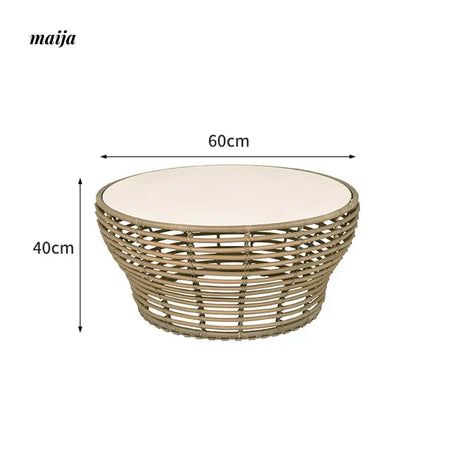 GERMAIN Estelle Rattan Sun Lounger from GERMAIN