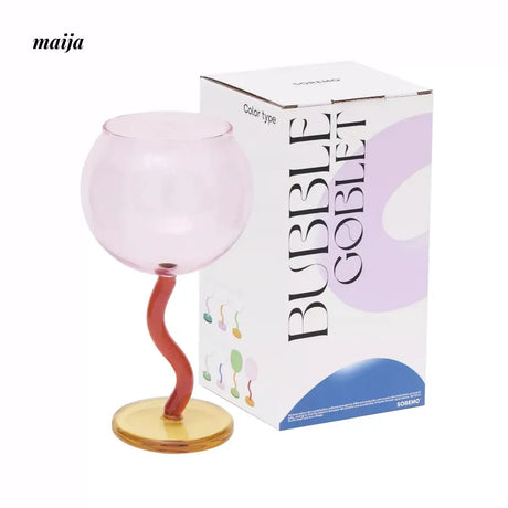 SOREMO Colourful Bubble Wine Glass from maija