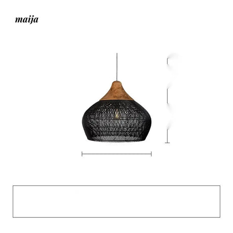 ZHONGSHAN Zen Rattan Chandelier for Restaurant from ZHONGSHAN