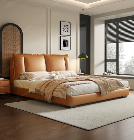 DIPU Rex Italian Luxury Leather Bed from DIPU