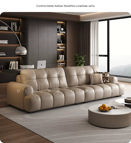 DIPU Nova Cream Cowhide Sofa from DIPU
