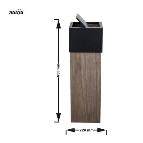 MUSN Cream Wind Trash Bin from MUSN