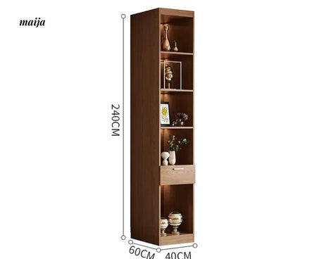 MEIHOUSE Medieval Rattan Glass Door Bedroom Wardrobe Modern Storage from MEIHOUSE