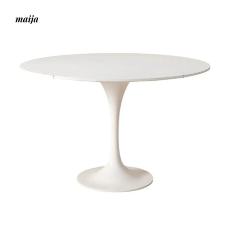 LOWERLEFT Tulip Round Dining Table from Lower Left