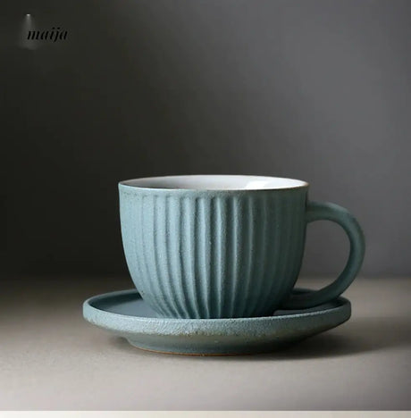 JOTO Eleven Color Japanese Rough Pottery Couple Coffee Cup from MOSE