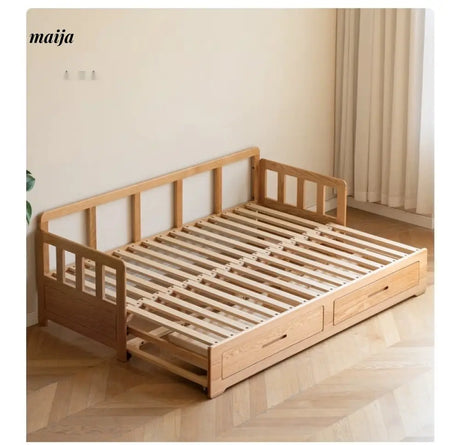 GENJI Andy Solid Wood Sofa Bed with Storage from GENJI