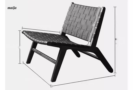 19 DREAM SPACE Saddle Leather Lounge Chair from 19 DREAM SPACE