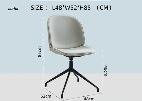 LOWERLEFT Modern Computer Dining Chair from Lower Left