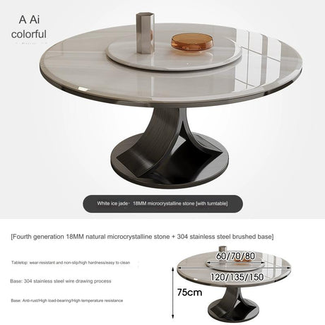 Seaton Lazy Susan Dining Table from MODENG