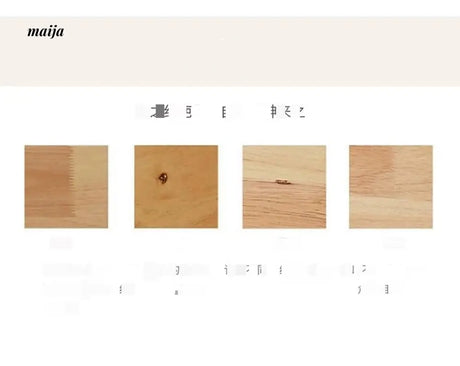 Pioneer Solid Wood Narrow Desk from maija