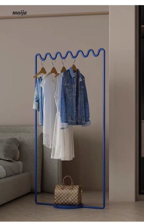 JINRAN Creative Floor Cloak Rack Iron Design from JINRAN