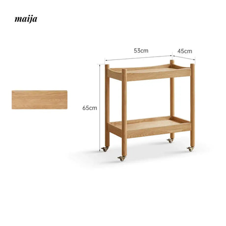 GENJI Tanya Side Table with Wheels from GENJI